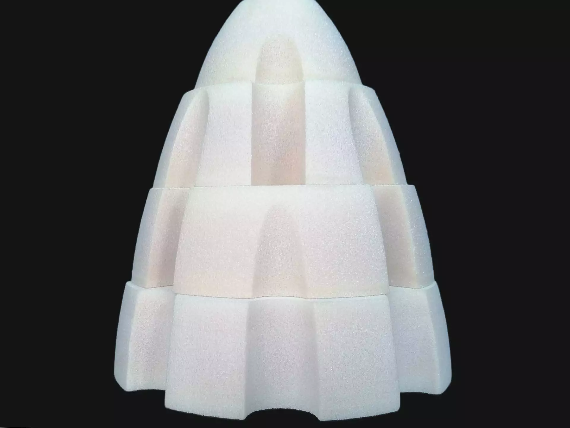 Bow machined for model submarine