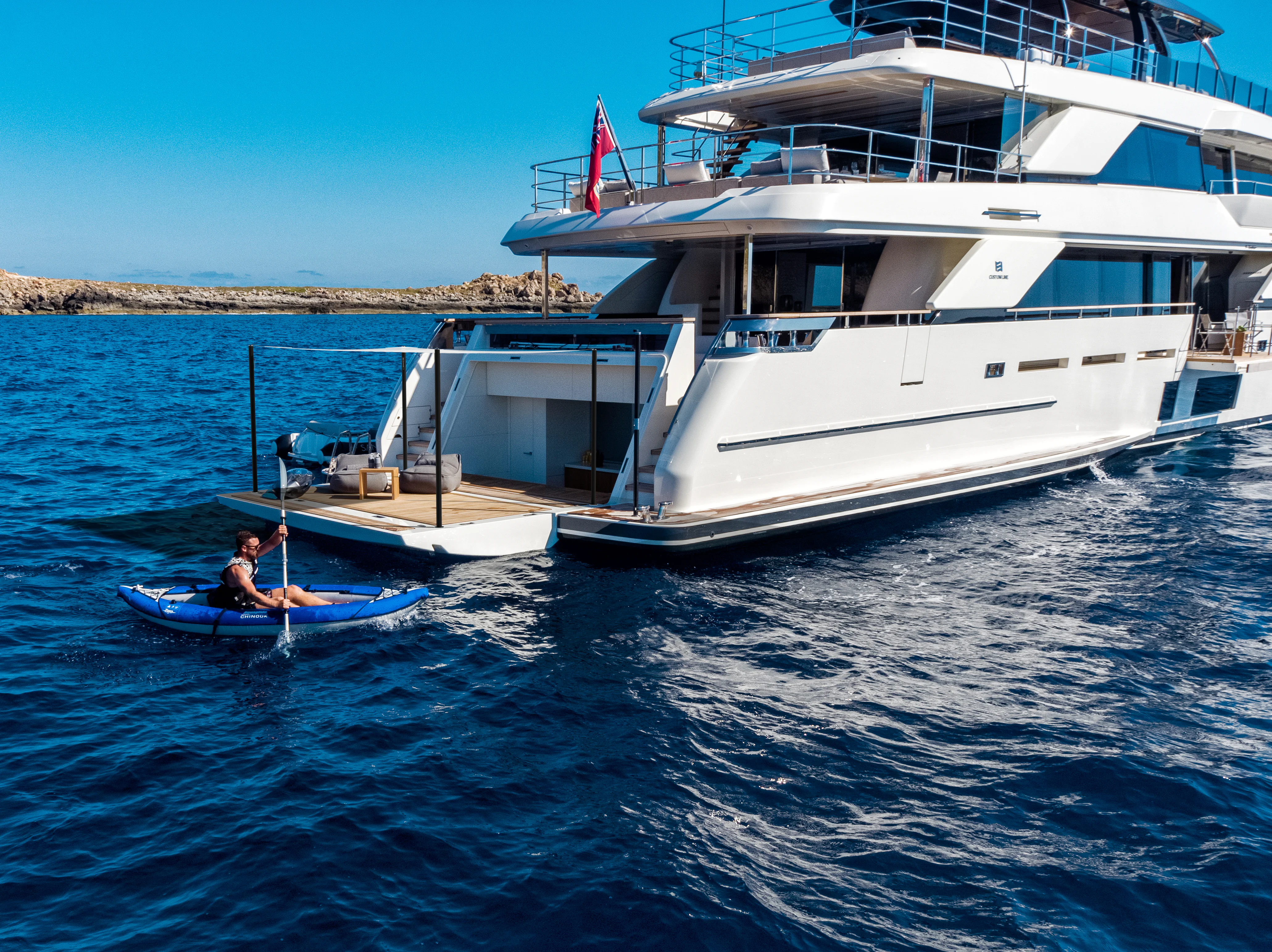 detalle barco navegando