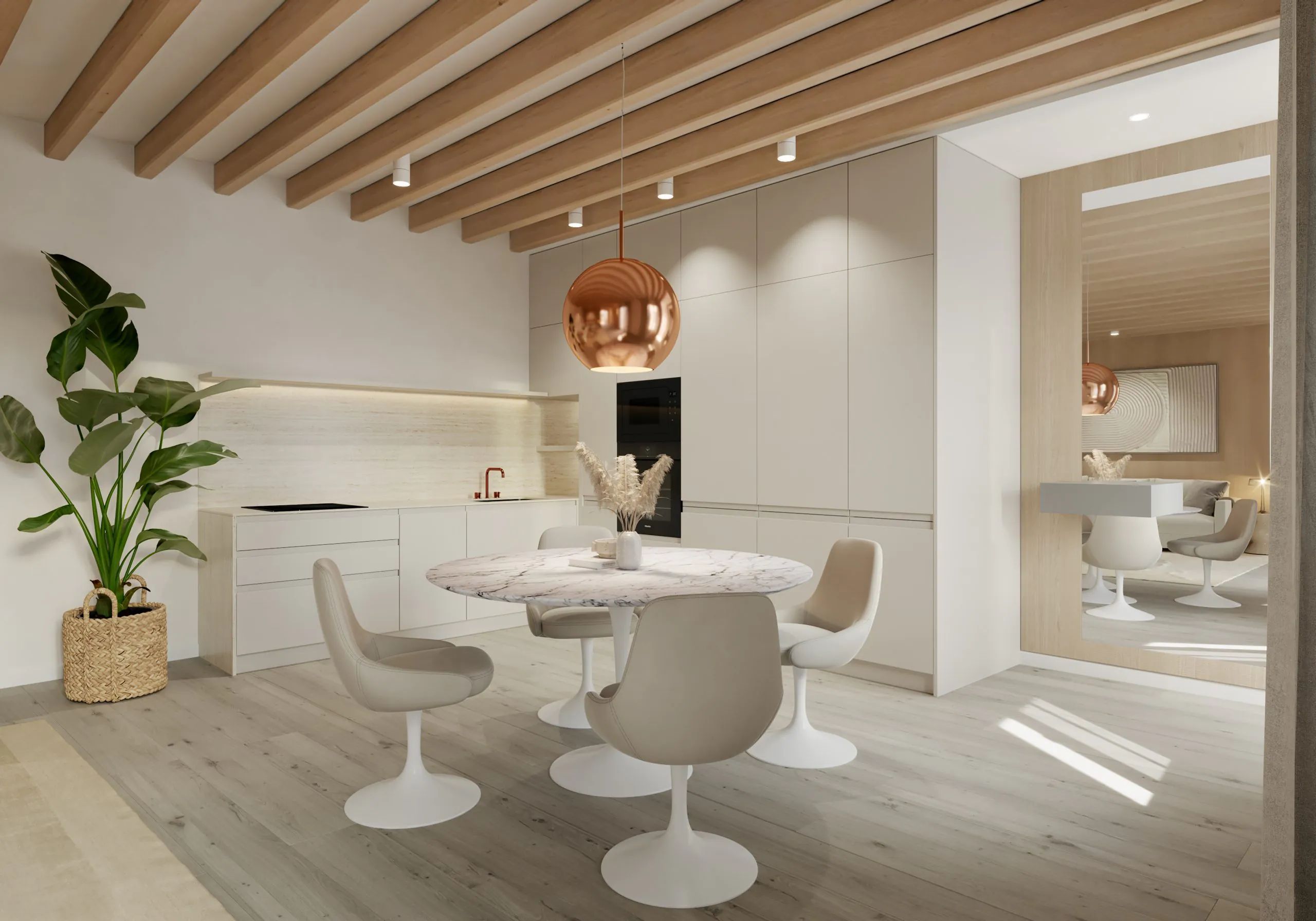 diseño cocina abierta